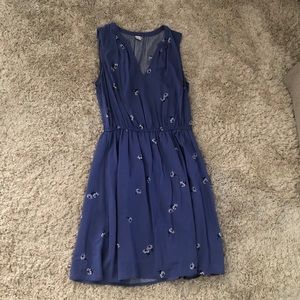 Sleeveless Blue Floral Dress | Old Navy